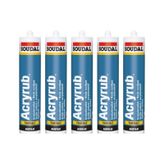 Soudal Silikonize Mastik ( 5 Antrasit)
