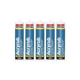 Soudal Silikonize Mastik Beyaz 500GR 5'li - 5 Adet
