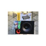 Soundmax Sx-fc12 1500w 30 Cm Kabinli Subwoofer Bas 3000w 4 Kanal Amfi Kablo Tk.
