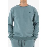 Souris Açık Mavi Erkek Basic Sweatshirt 3 iplik Şardonlu Rahat Kalıp