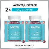 SOVITAL Vegan Gummy 2'li Saç Vitamini
