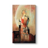 Soyut İnsan Figürü Tablosu 30 x 50