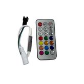 Sp104e Ws2811-ws2812 Volt Argb Pixel Kontrol Devresi 21 Tuşlu Rf Kumandalı Magic Led