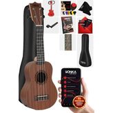 SPA-251 Maun Ağacı Soprano Ukulele Seti - 1 Adet