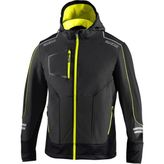 Sparco York Tech Soft Shell Mont Outdoor Sarı Siyah M Beden