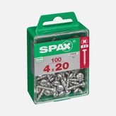 Spax Yuvarlak Başlı 4x20 mm Galvaniz