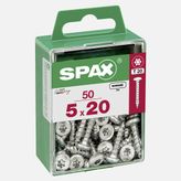 Spax Yuvarlak Başlı 5x20 mm Galvaniz
