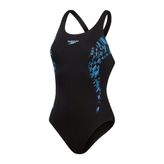 Speedo Digital Printed Medalist Kadın Yüzücü Mayosu
