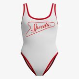 Speedo Solid Bound Kadın Beyaz Mayo