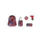 Spiderman Okul Çantası, 5 Parça Set, Çok Renkli