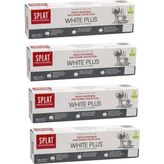 Splat White Plus Beyazlatıcı 4x100 ml Diş Macunu