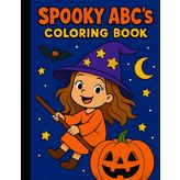 Spooky ABC's: Coloring Book