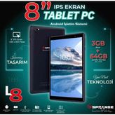 Sprange L-8 7" Inç IPS Ekran Androıd 10 3gb Ram 64GB Tablet - Siyah