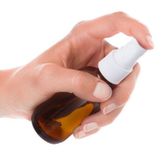 Sprey Başlıklı Amber Cam Şişe 100ml