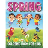 Spring coloring book for kids