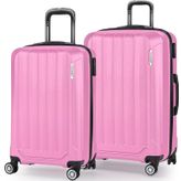 Spring Model Pembe Renk 2'Li Valiz Seti Kabin + Orta