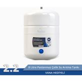 Spring Water 8 Litre 2.2 Paslanmaz Çelink Su Arıtma Tankı