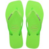 Square Glitter Neon Green Kadın Terlik 41/42 EU