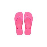 Square Glitter Neon Pink Kadın Terlik