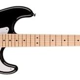 Squier Sonic Stratocaster Black - Maple Elektro Gitar