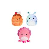 Squishmallows Micromallows 3'lü Figür Peluş Oyuncak Seti