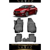 Srcmats Fiat Linea 2014 Model Araca Özel 3D Havuzlu Paspas