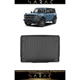 Srcmats Ford Bronco 4 Kapı Halı Zeminli 2023 Model Araca Özel 3D Bagaj Havuzu