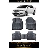 Srcmats Honda City 2012 Model Araca Özel 3D Havuzlu Paspas