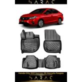 Srcmats Honda City 2023 Model Araca Özel 3D Havuzlu Paspas