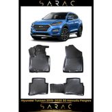 Srcmats Hyundai Tucson 2015 Model Araca Özel 3D Havuzlu Paspas