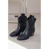 ST145 MODEL 5 CM TOPUKLU WESTERN BOT SIYAH