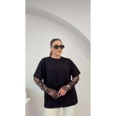 STA Beyaz kolları dantel premium bluz