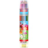 Stabılo 1212-77 Color Kuru Boya 12 Renk Plastık Tup