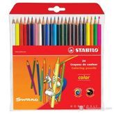 Stabilo 1224-77 Color Kuru Boya 24 Renk
