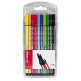 Stabilo 68/0 10 Adet 1mm Fosforlu Keçe Uçlu Boya Kalemi