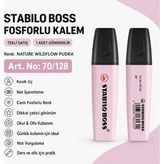 Stabilo Boss Fosforlu Kalem 1 Adet – Metin Işaretleme Kalemi - 70/128 NATURE WILDFLOW.PUDRA