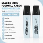 Stabilo Boss Fosforlu Kalem 1 Adet – Metin Işaretleme Kalemi - 70/163 NATURE ESİNTİLİ MAVİ