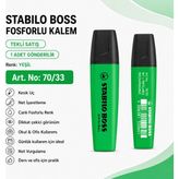 Stabilo Boss Fosforlu Kalem 1 Adet – Metin Işaretleme Kalemi - 70/33 YEŞİL