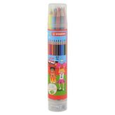 STABILO color - Kuru Boya Kalemi - 12'li Plastik Tüp Blister - Çeşitli Renkler