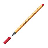 Stabilo Point 88 0.4 mm Metal Uçlu Kırmızı Fineliner Kalem