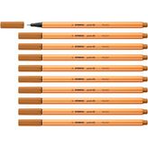 Stabilo Point 88 Fineliner 10'lu Koyu Toprak Rengi Kalem