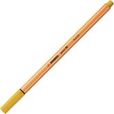 Stabilo Point 88 İnce Uçlu Keçeli Kalem 0,4 mm Köri Sarısı Renkli ve Ergonomik Tasarım