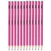 Stabilo Schwan 317 Neon Pembe 2B 12 Adet Kurşun Kalem