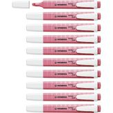 Stabilo Swing Cool Pastel Gül Pembe 10 Adet Fosforlu Kalem
