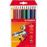 Stabilo Trio 12 Renk Kalın Kuruboya