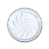 Standart Ayarlanabilir Menfez – Yuvarlak Beyaz Plastik Havalandırma Menfezi, Kontrollü Hava Akışı, Duvar ve Kapı Uyumlu