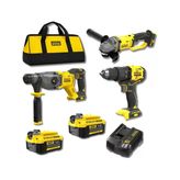 Stanley Fatmax V20 3’Lü Akülü Makine Seti