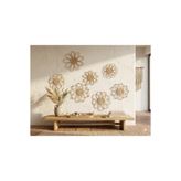StapHome Bohem Rattan bambu hasır duvar süsü (7’li-30’ar cm)