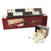 Star Gold Ahşap Okey Takımı 12 Yaş Üstü 4 Kişilik Kutu Oyunu