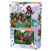Star Puzzle 2X50 Parça Çocuk Puzzle - Ormandaki Kız